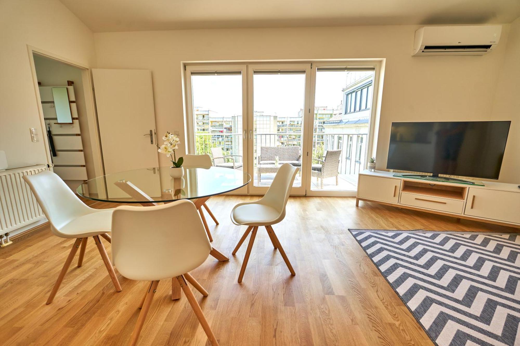Trendy Apartment Zentral Gelegen Wenen Buitenkant foto